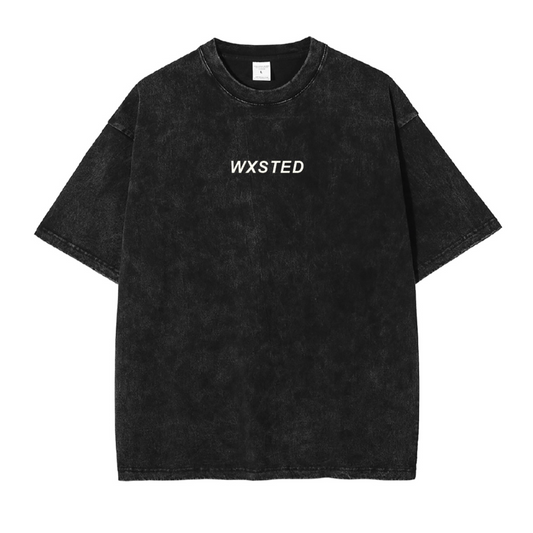 WXSTED Black Wordmark Tee - LIMITED