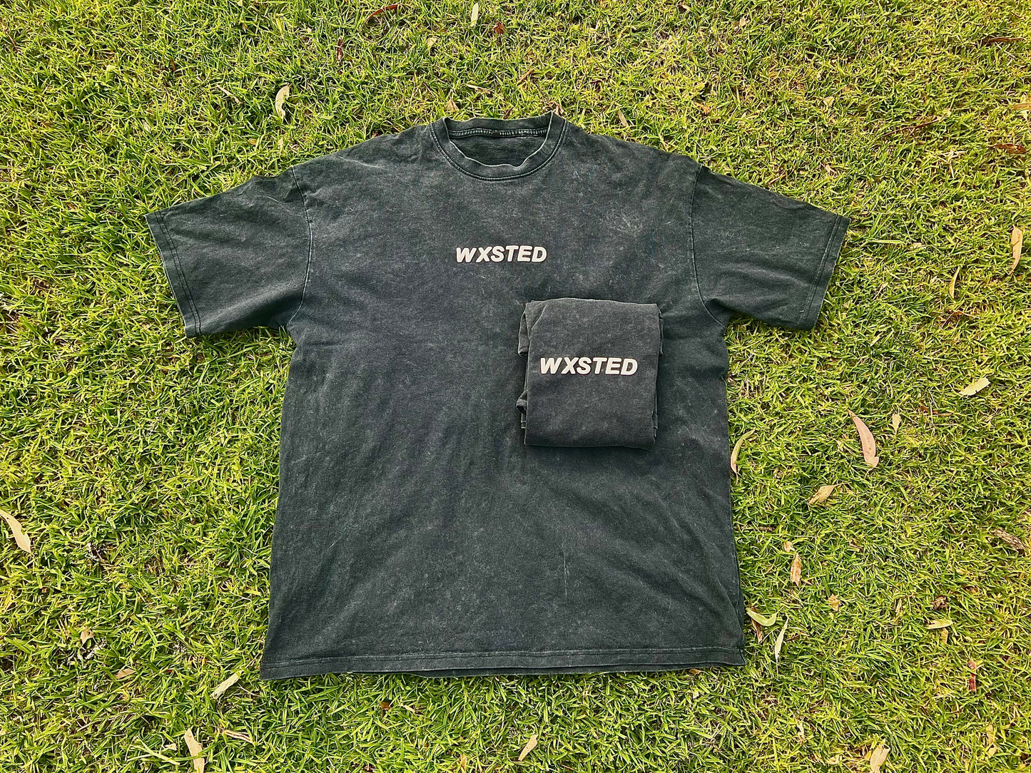 WXSTED Black Wordmark Tee - LIMITED